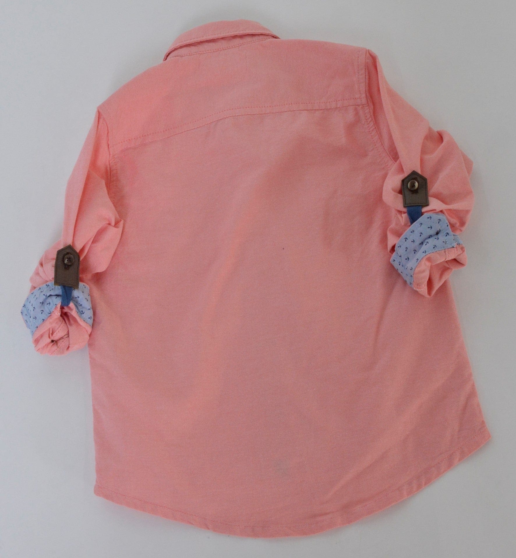 جينجرسنابس قميص اولادي مزين بجيوب مرجاني