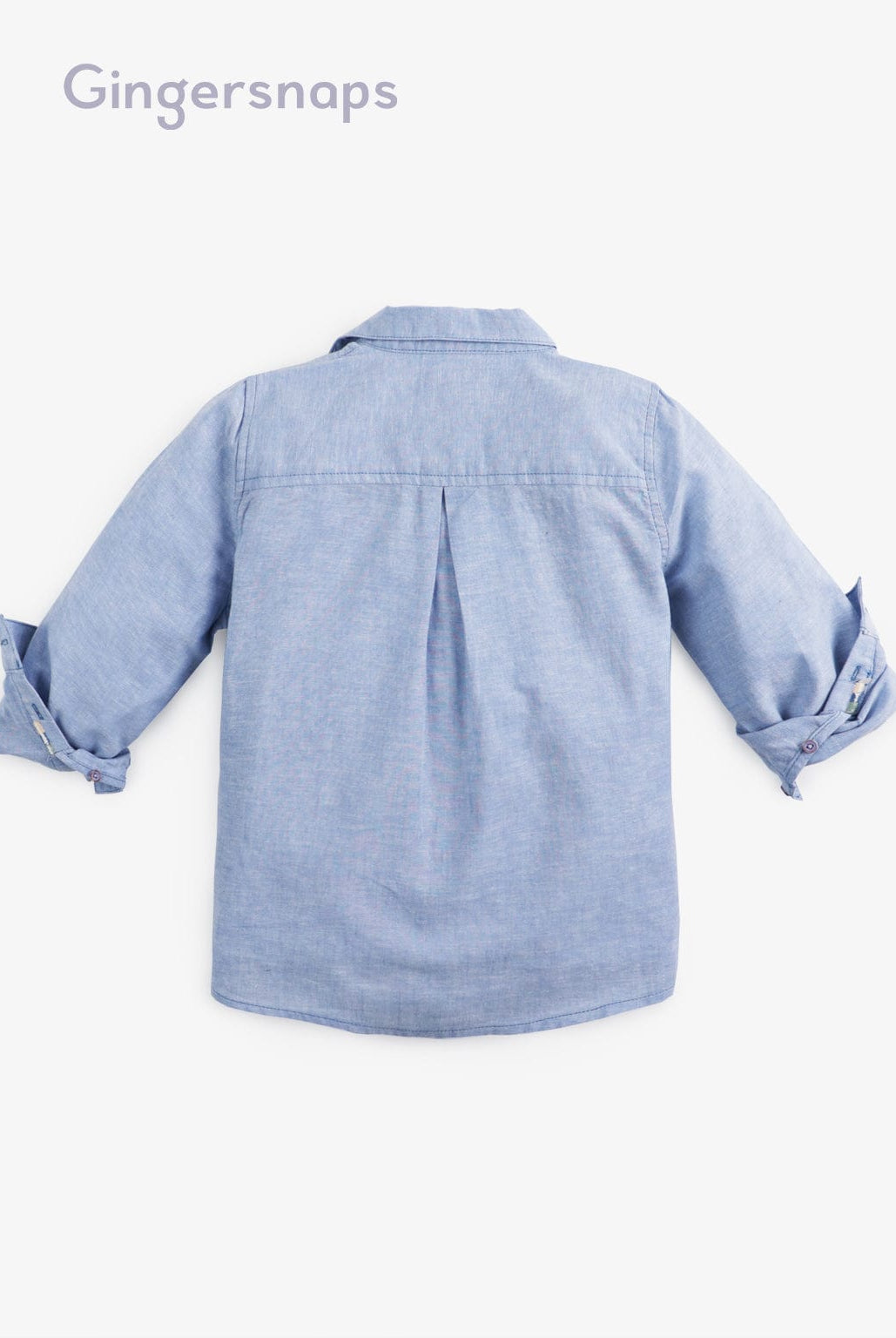 جينجرسنابس قميص بولو أولادي بياقة أزرق