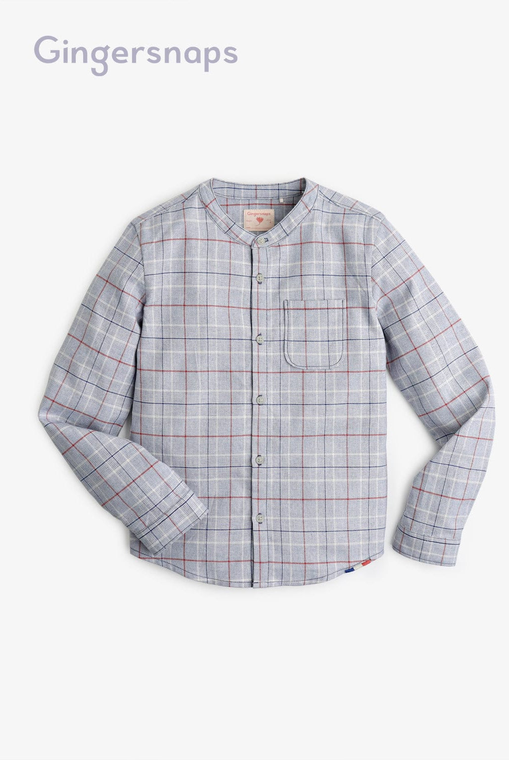 جينجرسنابس قميص نص ياقه أولادي كاروهات متعدد الألوان