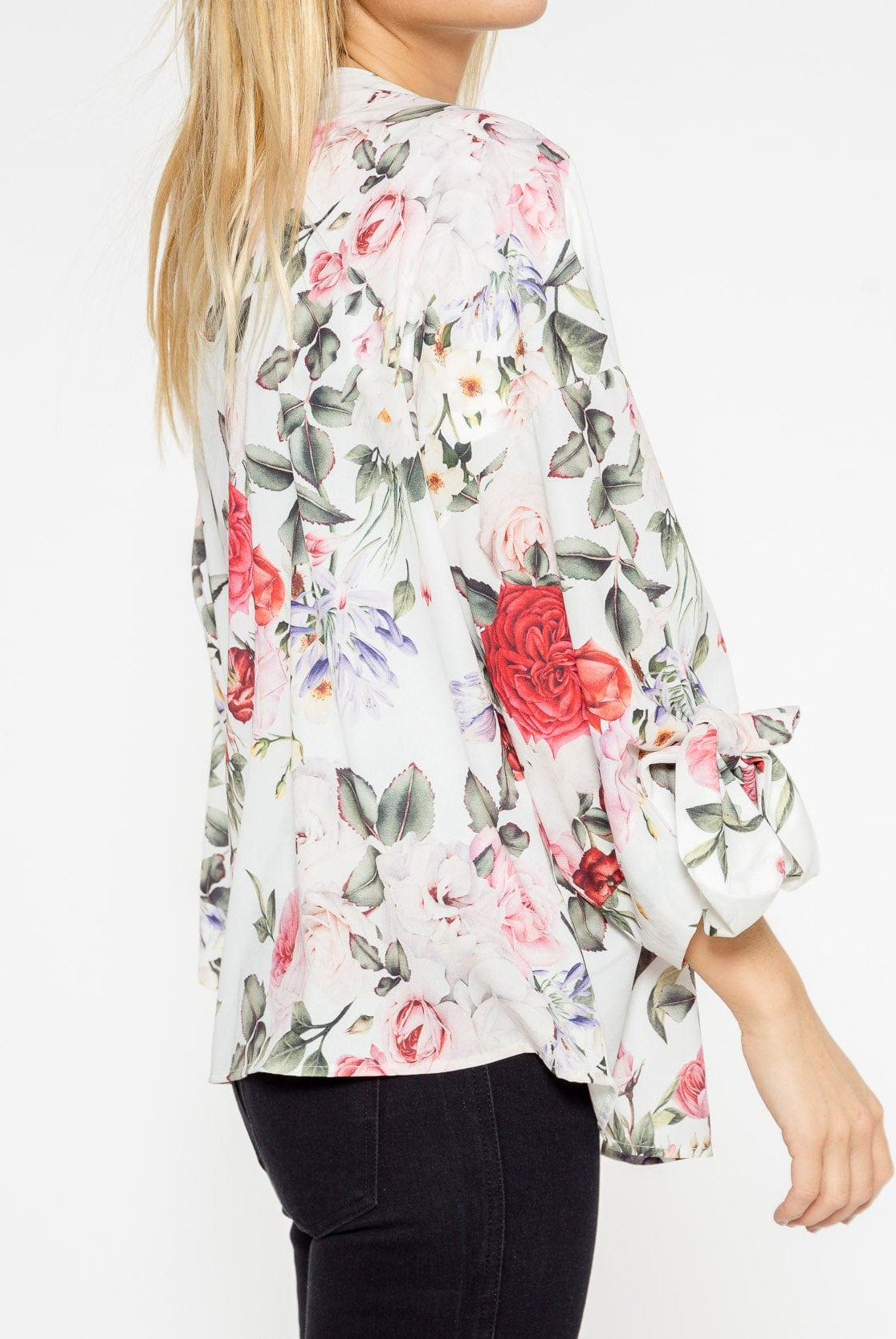 شانا جاكيت مشجر مفتوح نسائي