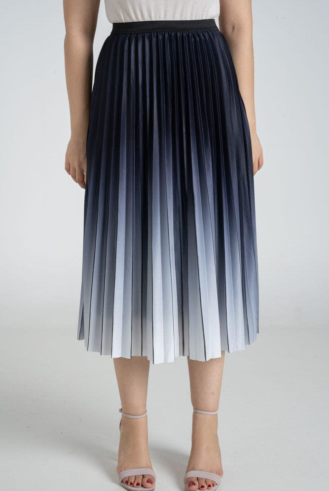 نتشي تنورة نسائية لونين بليسية