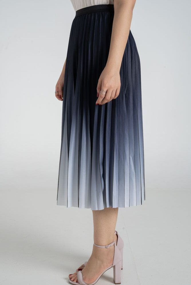 نتشي تنورة نسائية لونين بليسية