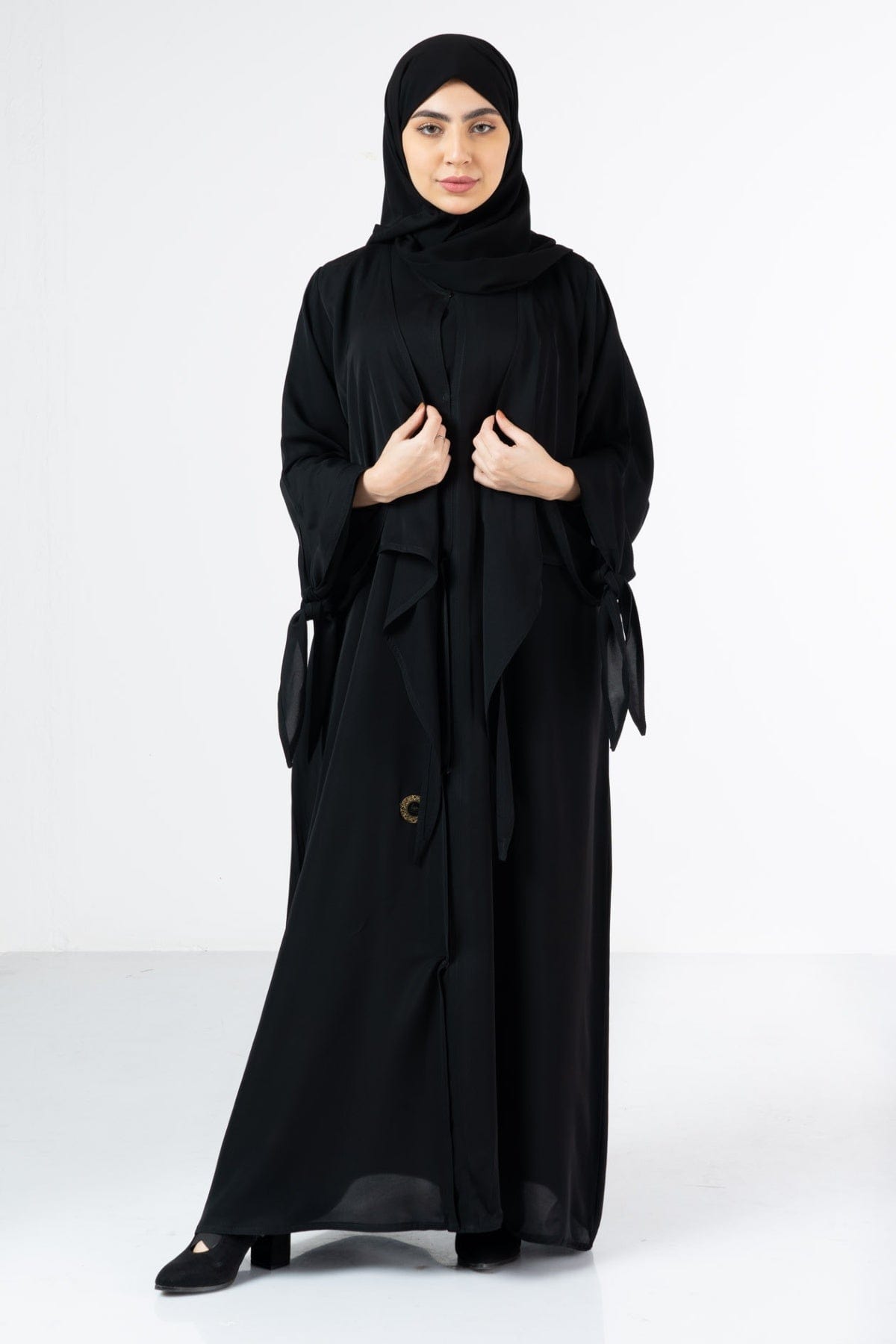 جوهرة عبايه سعودية كلاسيك بلاك بيري أسود