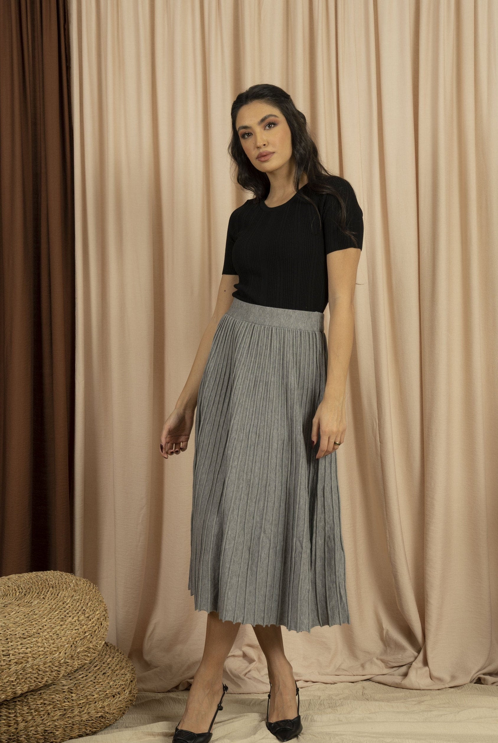 ميكا بلوزة قطن سادة نسائي