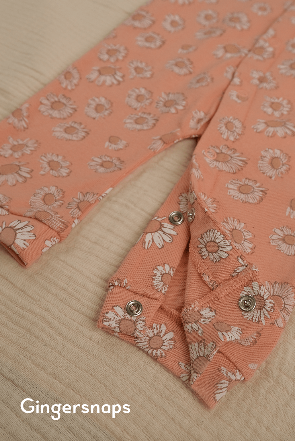 جينجرسنابس جمبسوت بناتي رضع منقوش طويل كم طويل مع قبعة ومريول أحمر بنفسجي