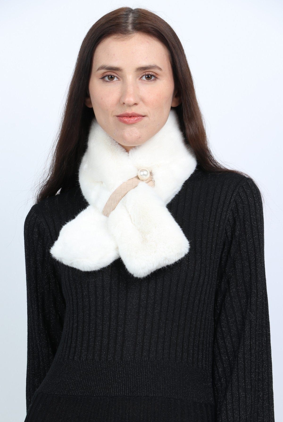 نتشي كوفية صغيرة فرو نسائية