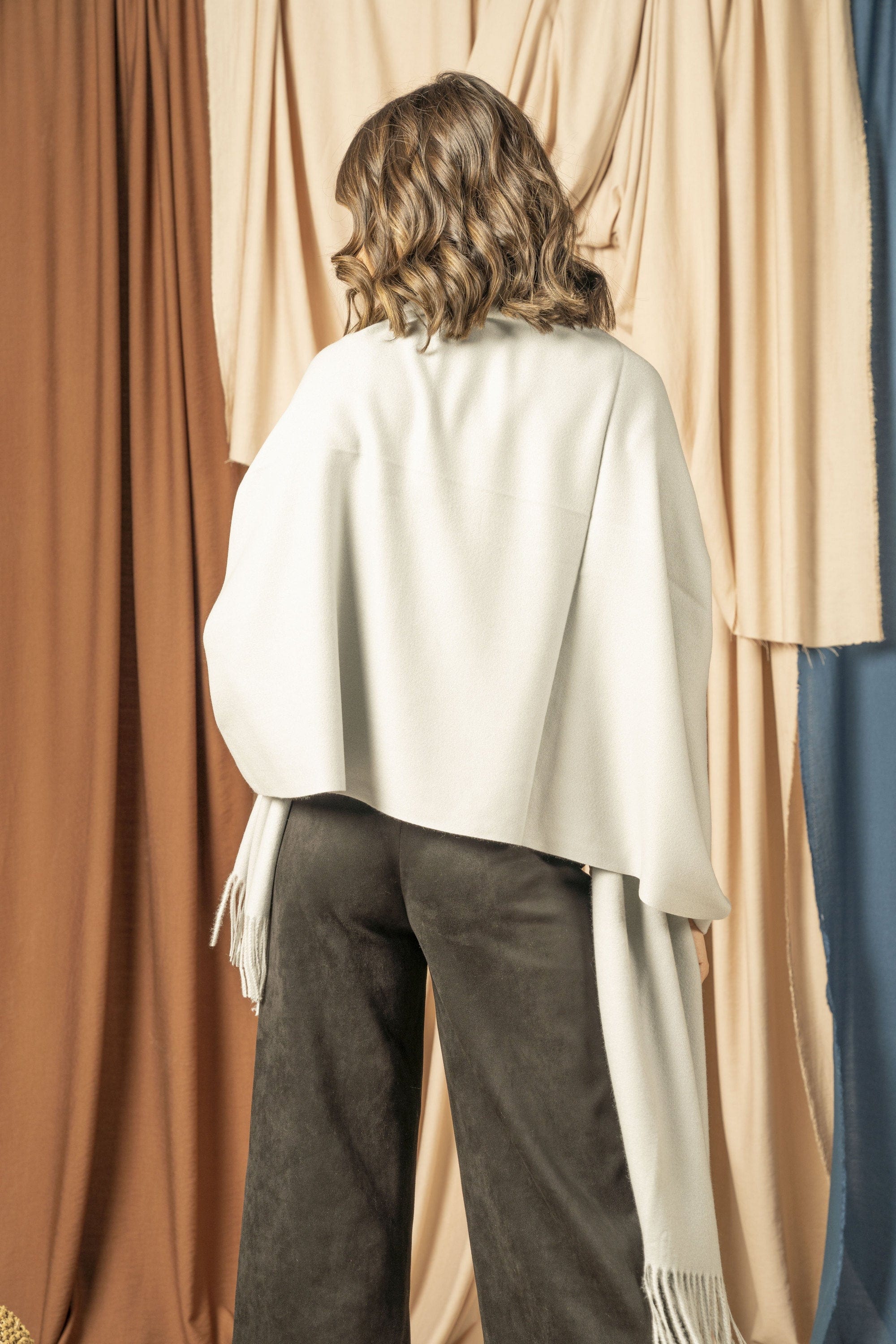 نتشي شال شتوي نسائي طويل