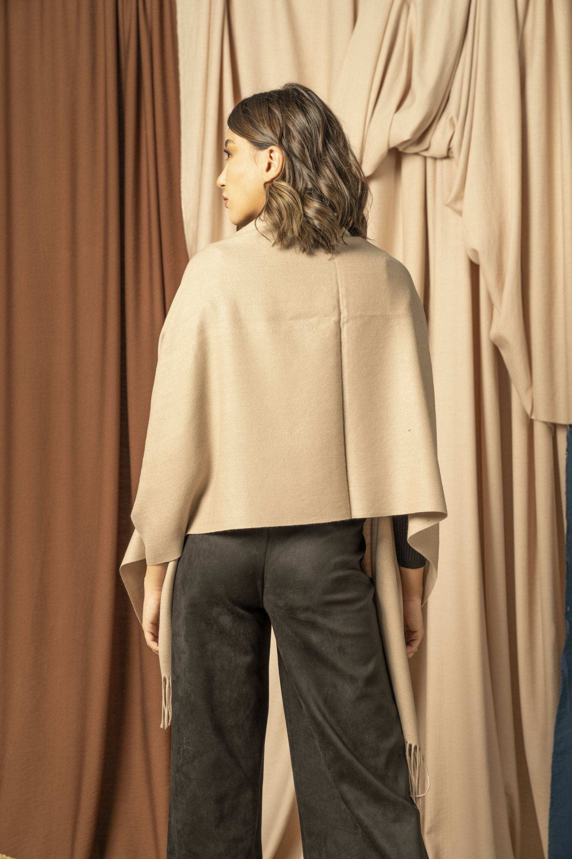 نتشي شال شتوي نسائي طويل