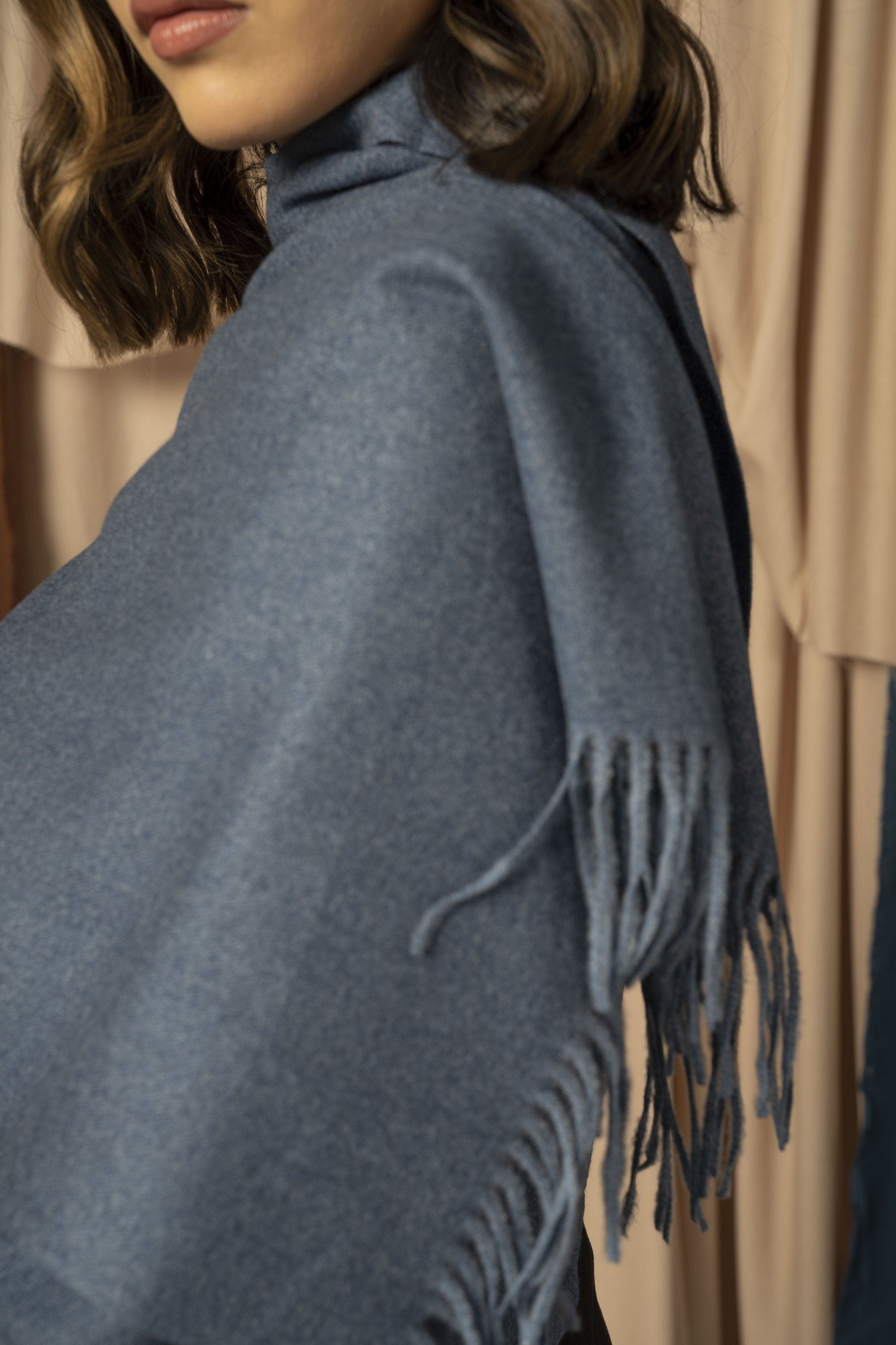 نتشي شال شتوي نسائي طويل