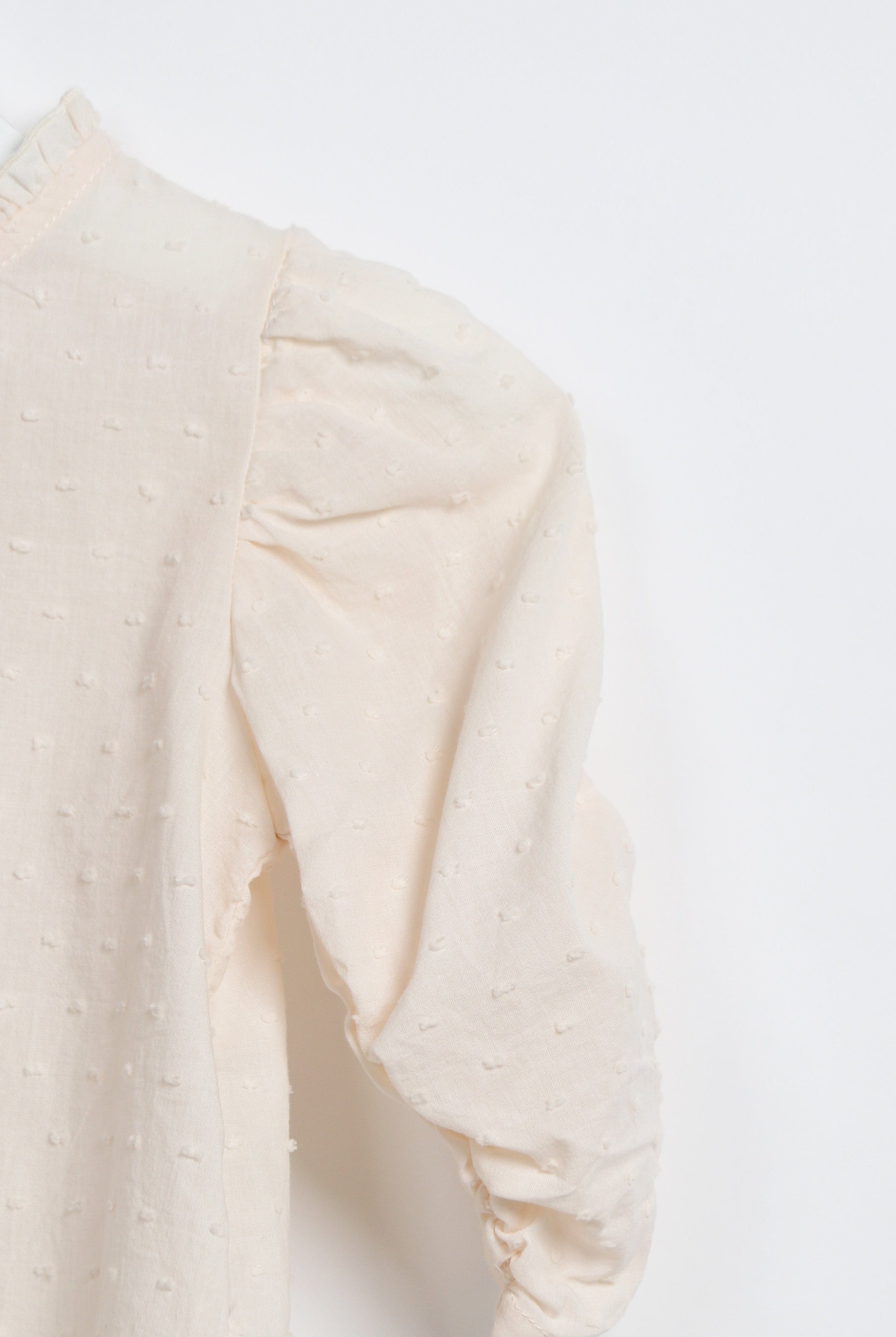 جينجرسنابس بلوزة بناتي سادة واسع أخضر رمادي