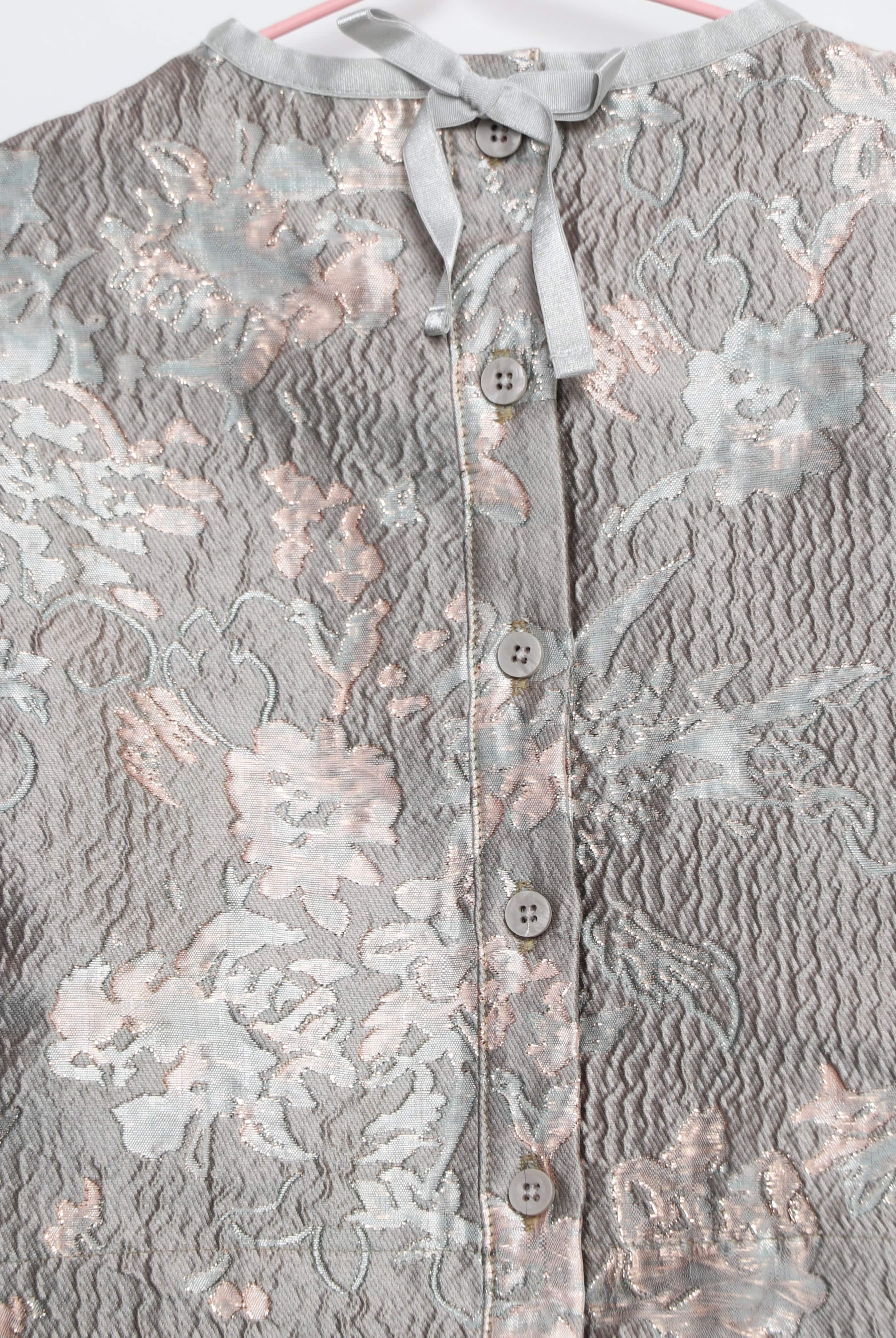 جينجرسنابس بلوزة بناتي مزهرة ملمع كم طويل متعدد الألوان