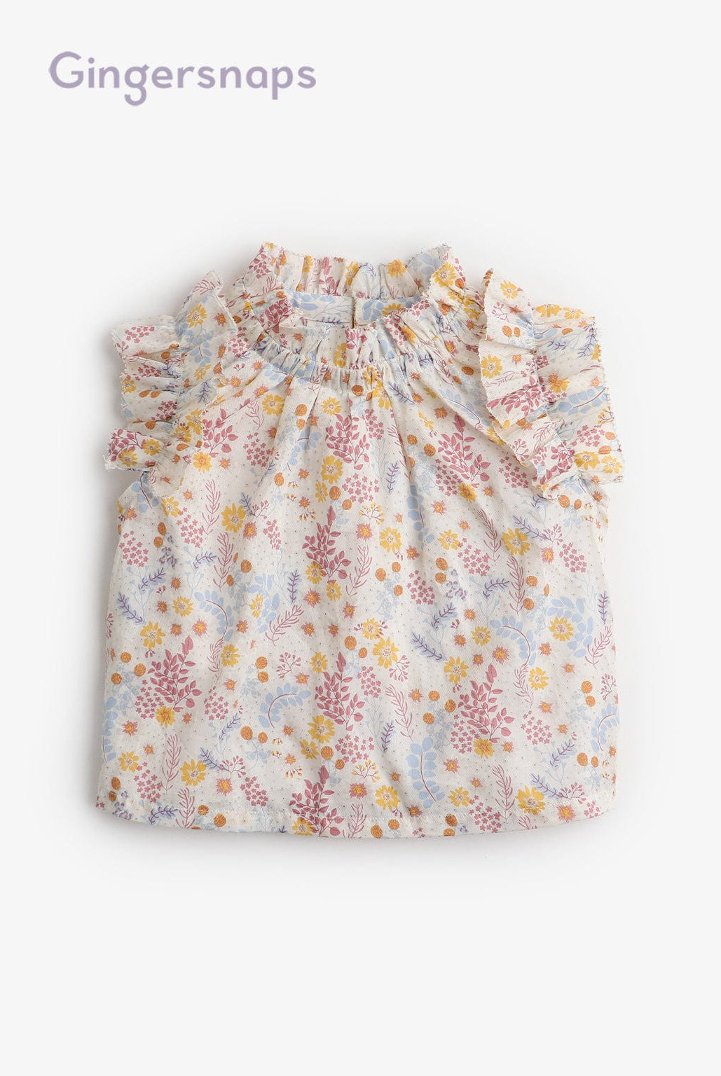 جينجرسنابس بلوزة مشجرة كت بناتي متعدد الألوان