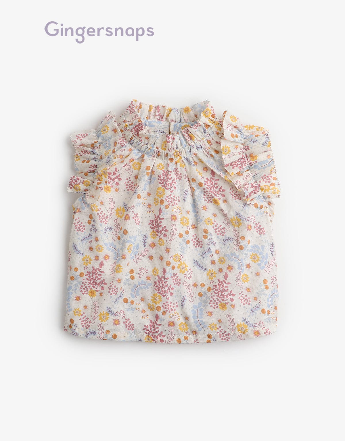 جينجرسنابس بلوزة مشجرة كت بناتي متعدد الألوان