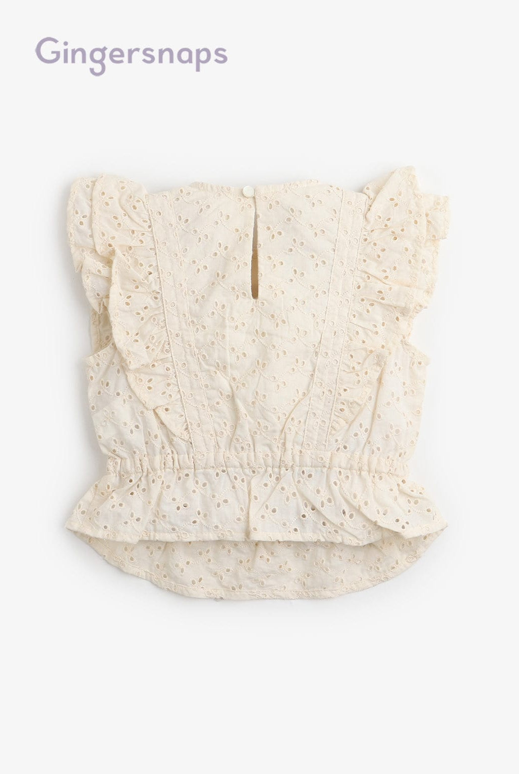 جينجرسنابس بلوزة كت كرانيش فيونكات بالأسفل بناتي بيج