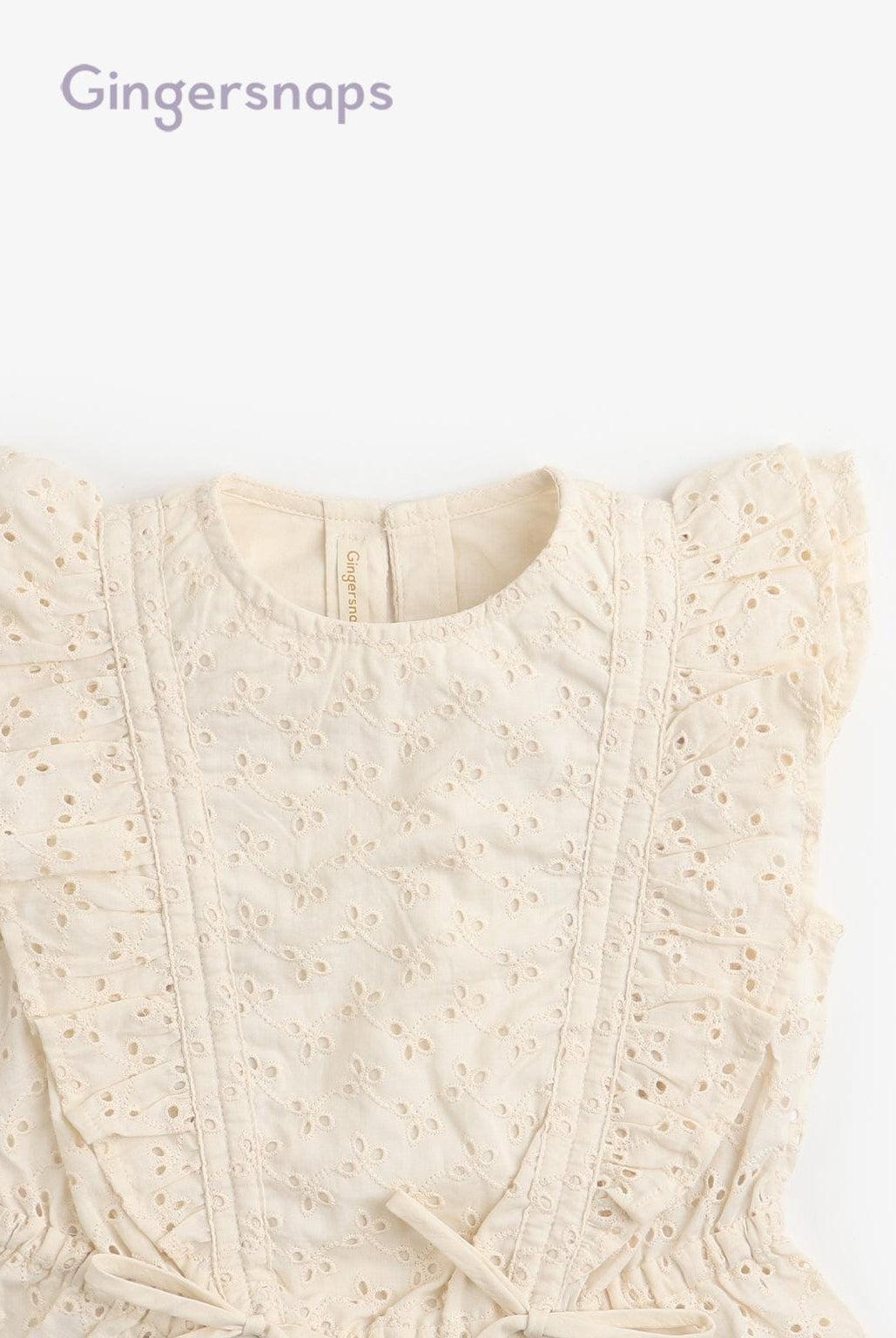 جينجرسنابس بلوزة كت كرانيش فيونكات بالأسفل بناتي بيج