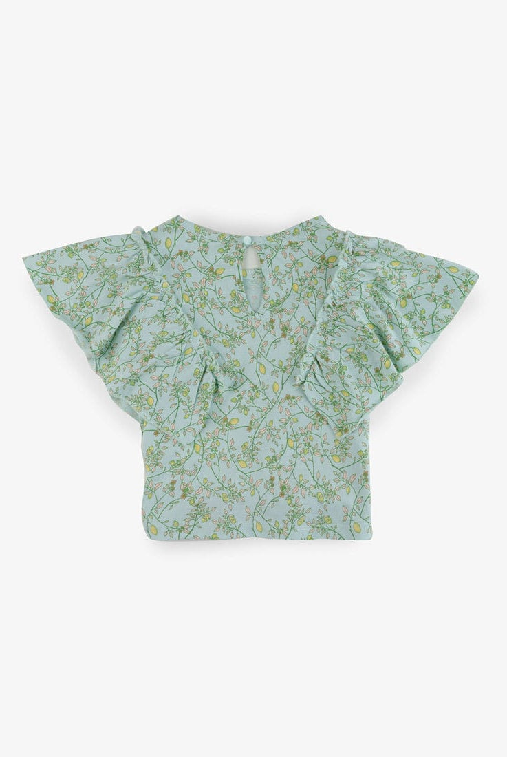 جينجرسنابس توب بناتي مشجر كم قصير متعدد الألوان