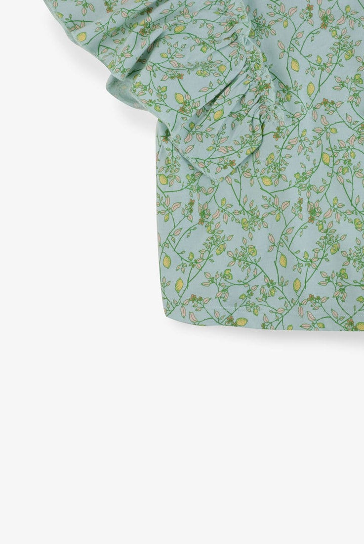 جينجرسنابس توب بناتي مشجر كم قصير متعدد الألوان