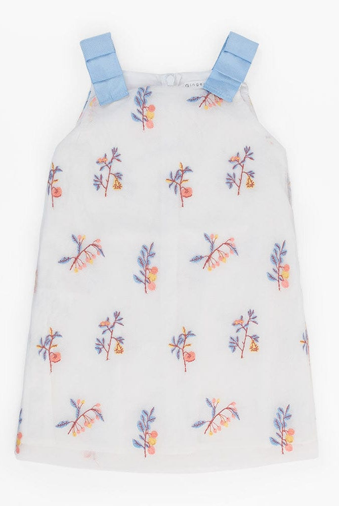 جينجرسنابس فستان بناتي مشجر حمالات متعدد الألوان