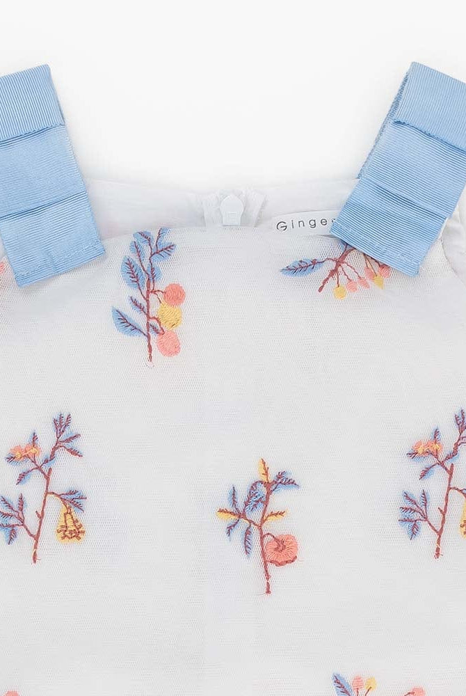 جينجرسنابس فستان بناتي مشجر حمالات متعدد الألوان