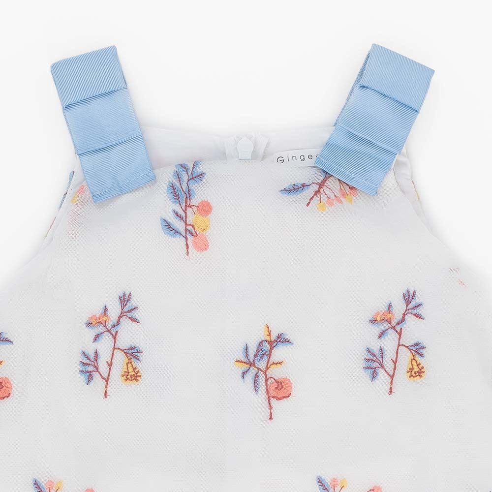 جينجرسنابس فستان بناتي مشجر حمالات متعدد الألوان