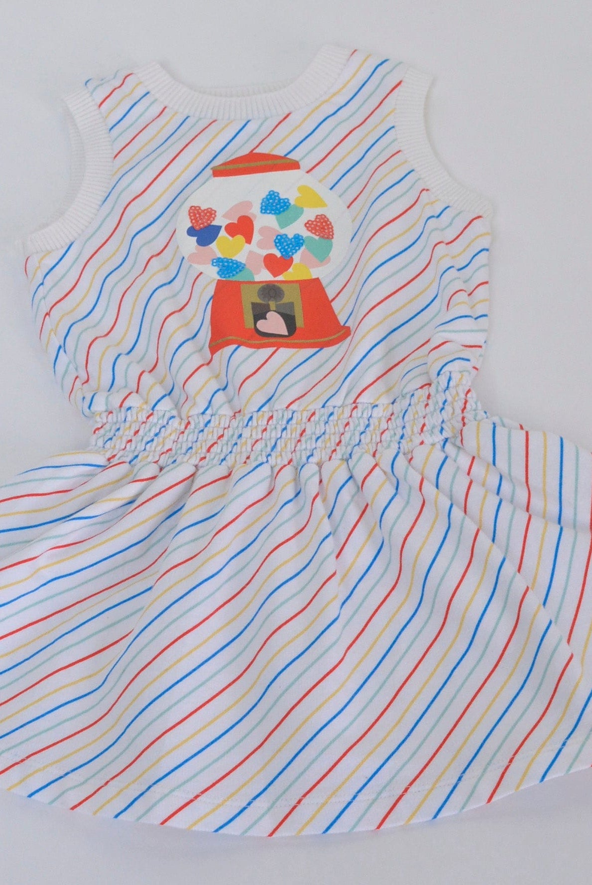 جينجرسنابس فستان مخطط مخصر كت بناتي متعدد الألوان