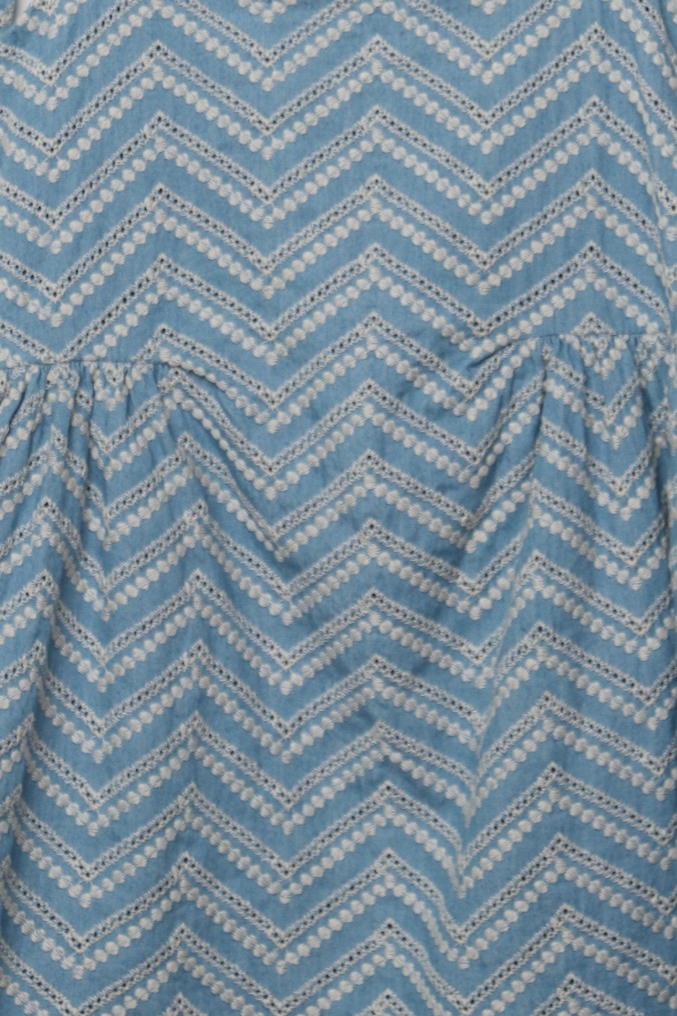 جينجرسنابس فستان أكام حمالات فيونكة بناتي أزرق/سط