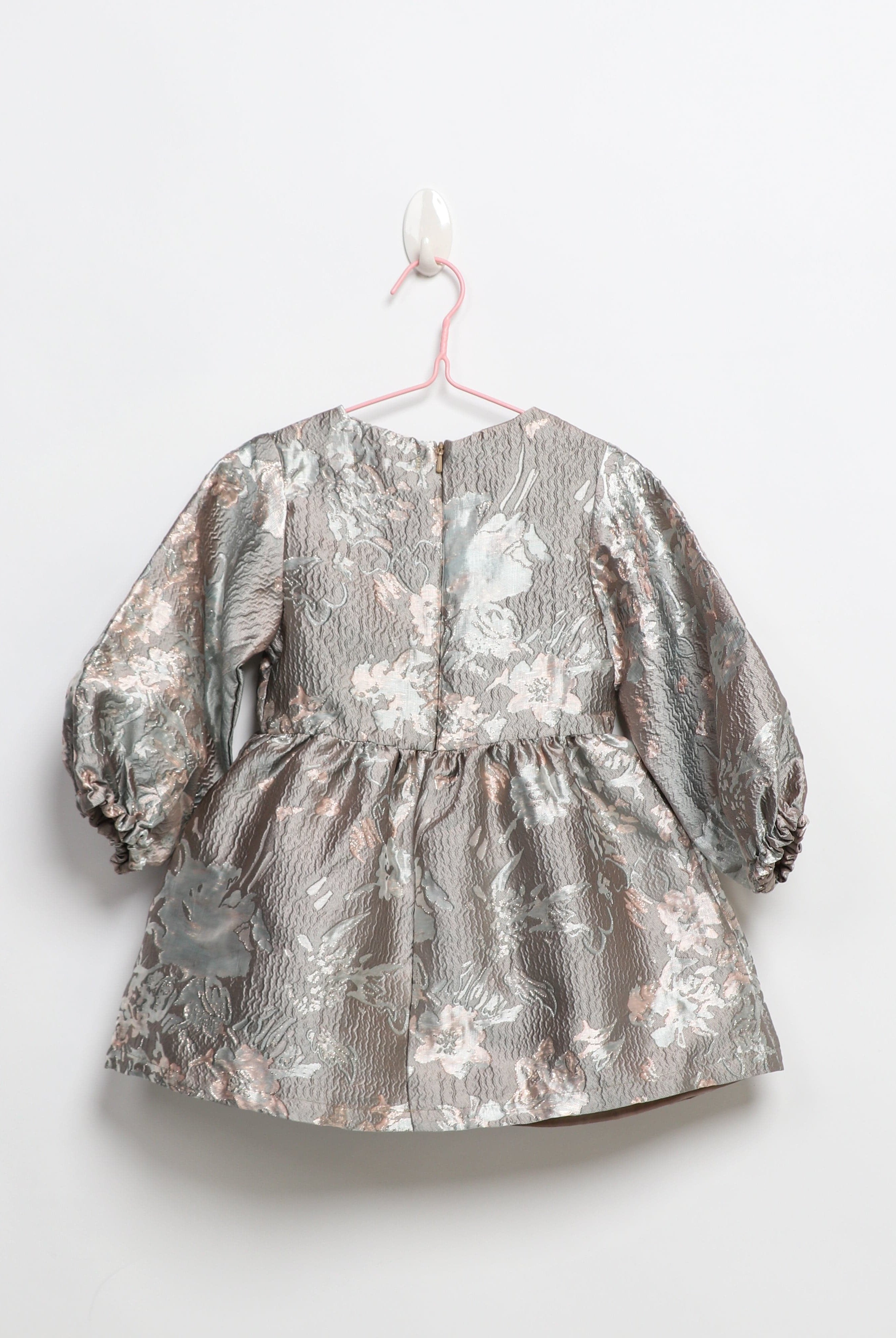 جينجرسنابس فستان بناتي قشر سمك لامع شفاف متعدد الألوان