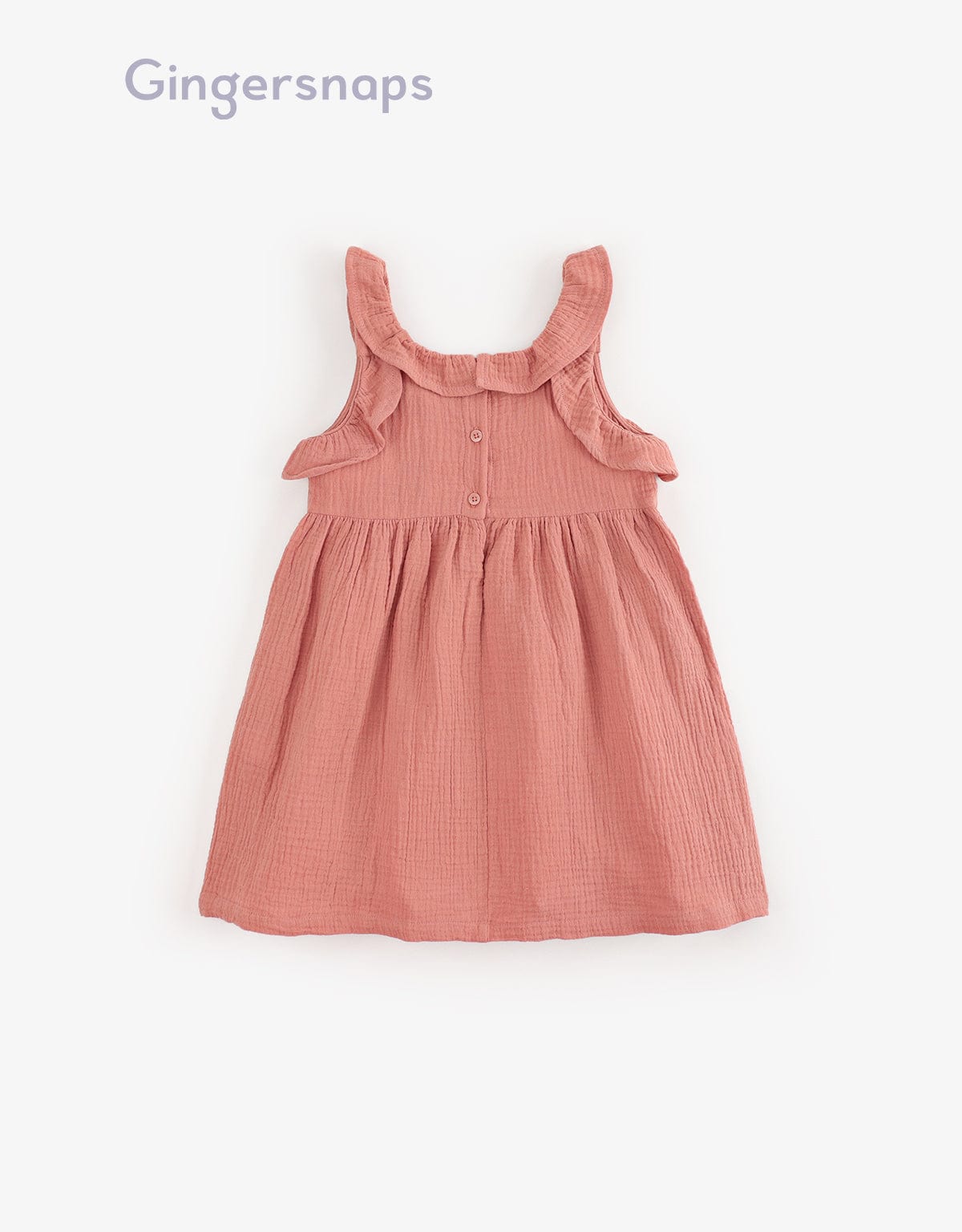جينجرسنابس فستان كت منفوش من أسفل أطفال بناتي وردي