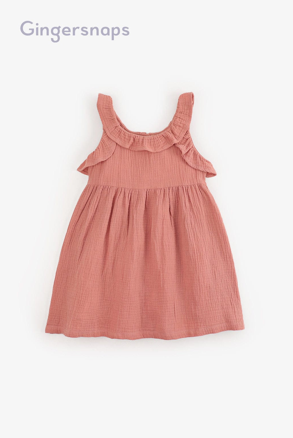 جينجرسنابس فستان كت منفوش من أسفل أطفال بناتي وردي