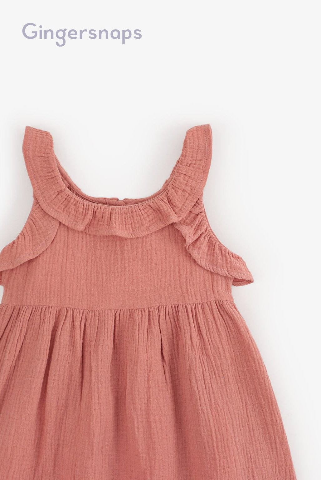 جينجرسنابس فستان كت منفوش من أسفل أطفال بناتي وردي