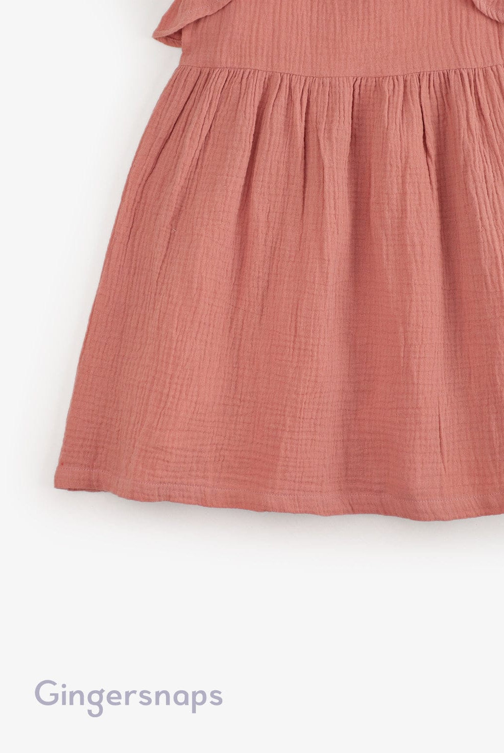 جينجرسنابس فستان كت منفوش من أسفل أطفال بناتي وردي