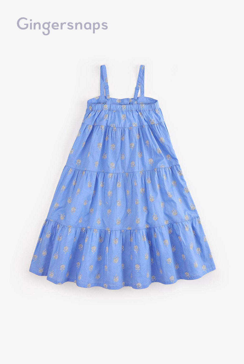 جينجرسنابس فستان مشجر طبقات حمالات أطفال بناتي أزرق