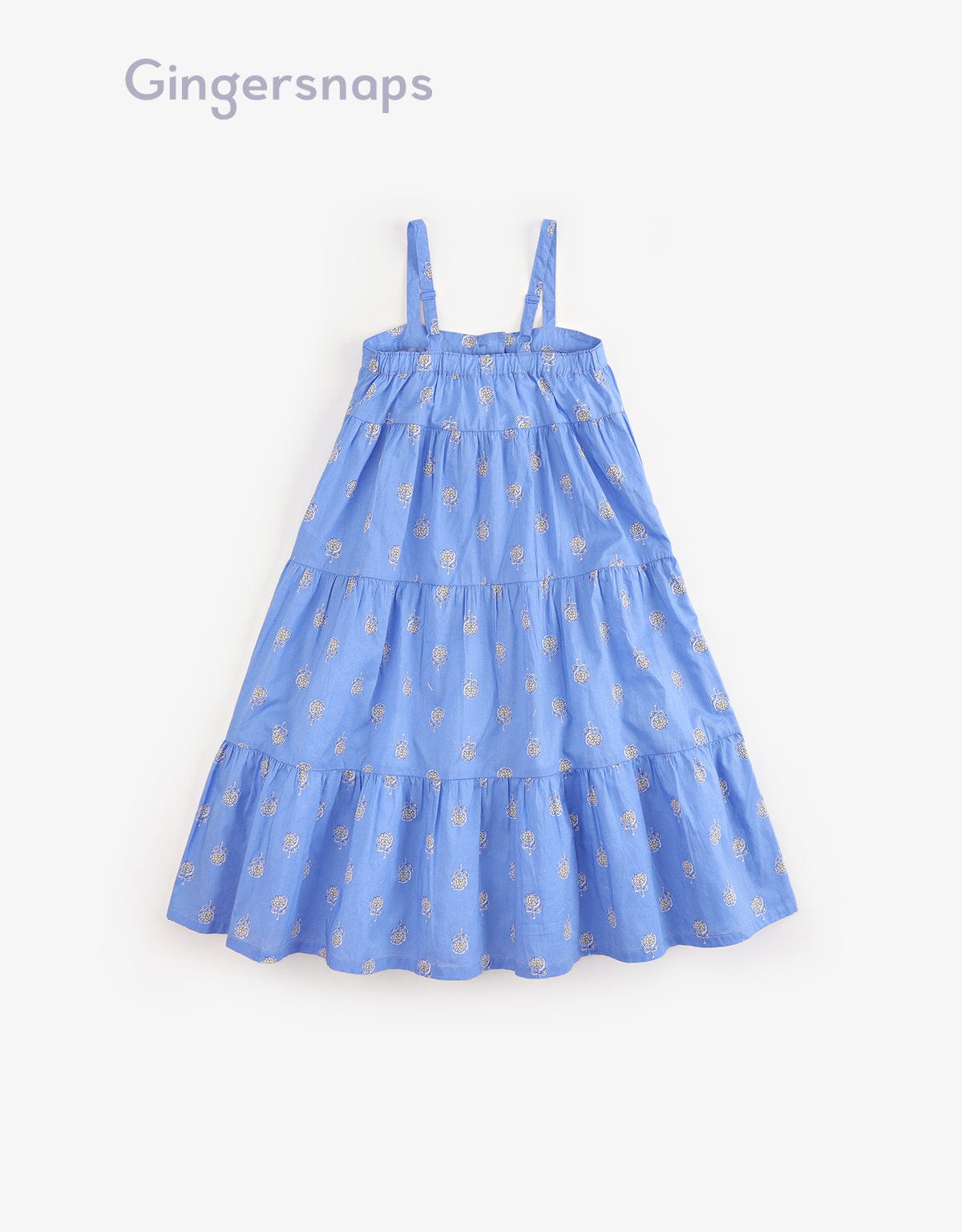 جينجرسنابس فستان مشجر طبقات حمالات أطفال بناتي أزرق