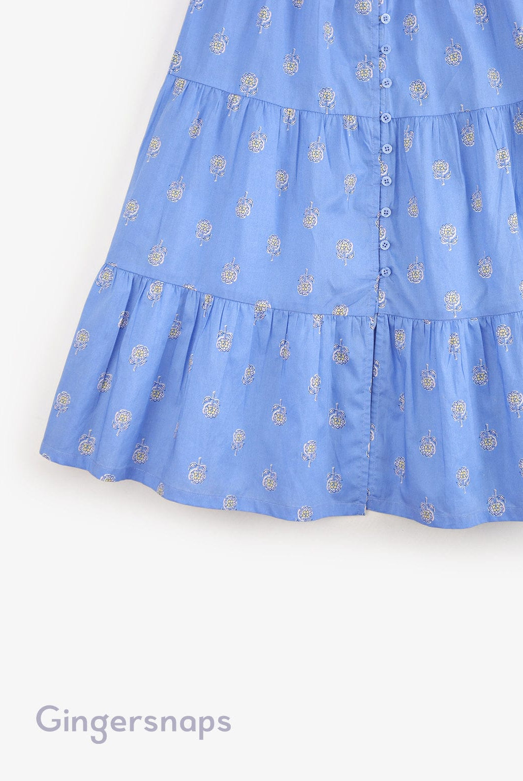 جينجرسنابس فستان مشجر طبقات حمالات أطفال بناتي أزرق