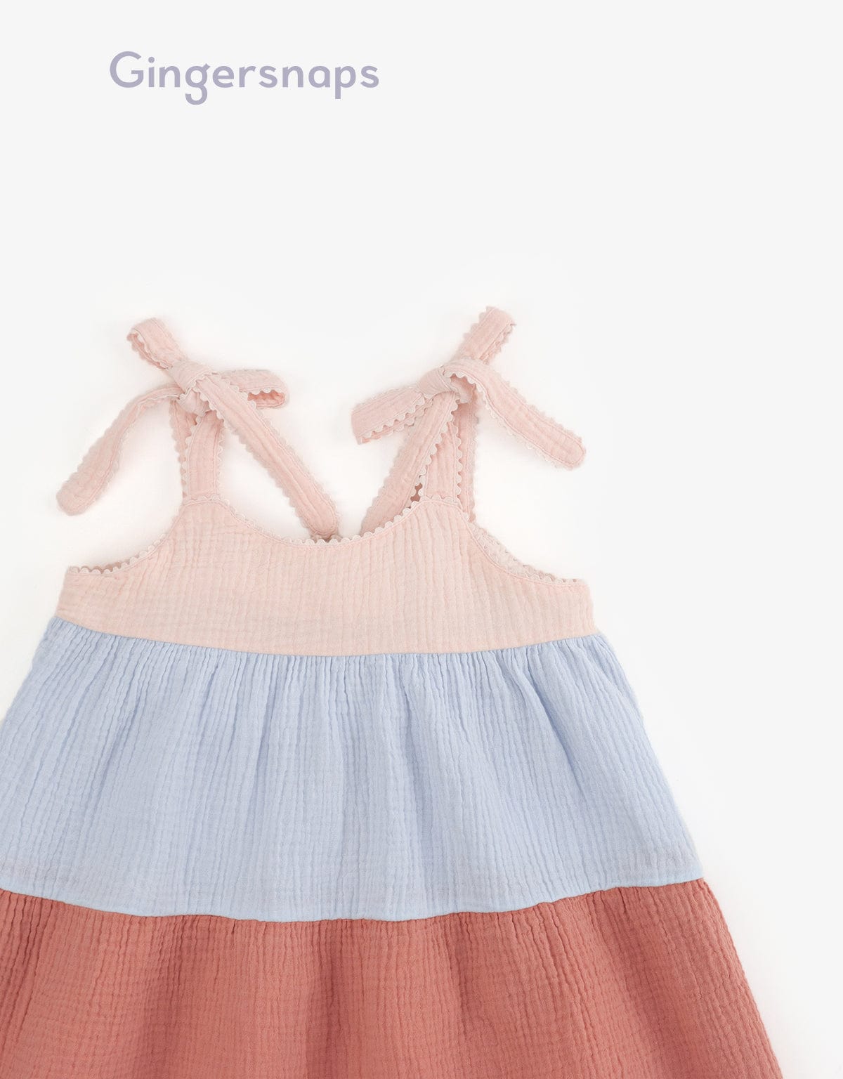 جينجرسنابس فستان أكثر من لون حمالات أطفال بناتي متعدد الألوان