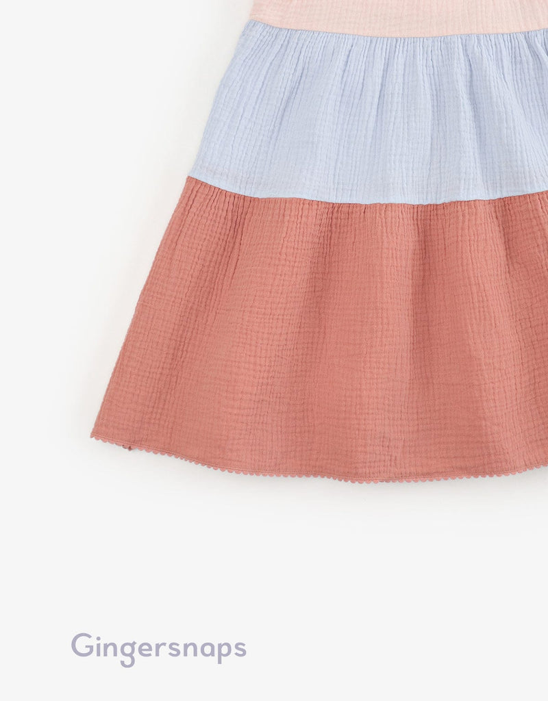 جينجرسنابس فستان أكثر من لون حمالات أطفال بناتي متعدد الألوان
