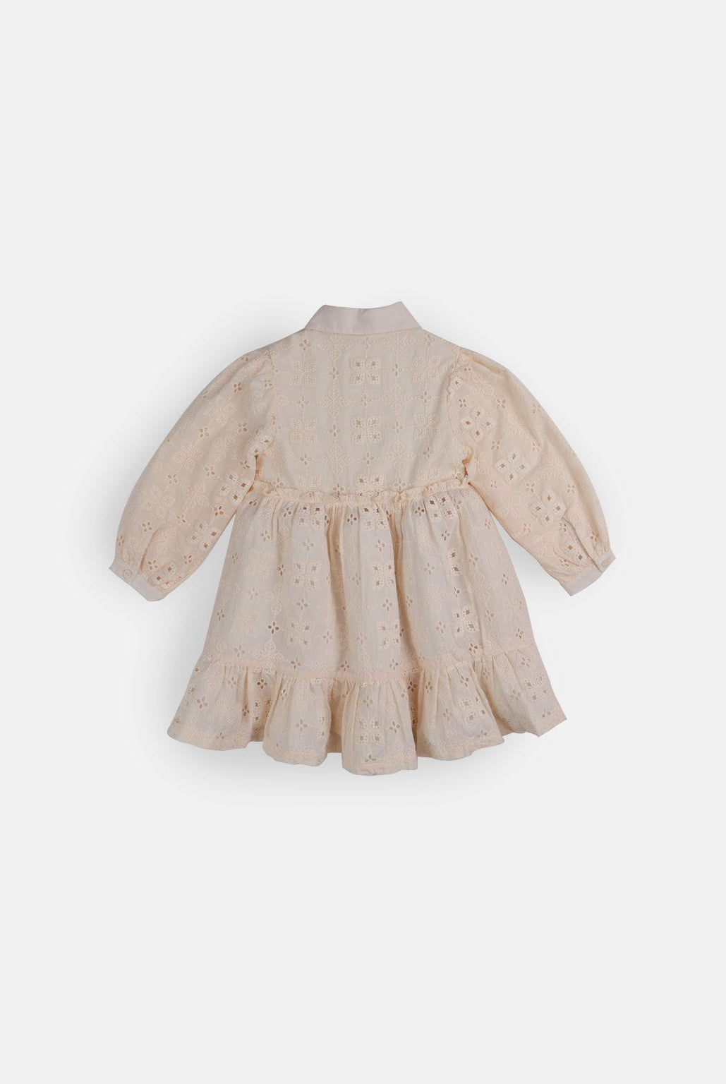 جينجرسنابس فستان منفوش كم طويل بناتي أحمر بنفسجي