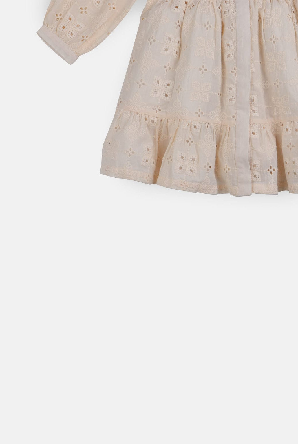 جينجرسنابس فستان منفوش كم طويل بناتي أحمر بنفسجي