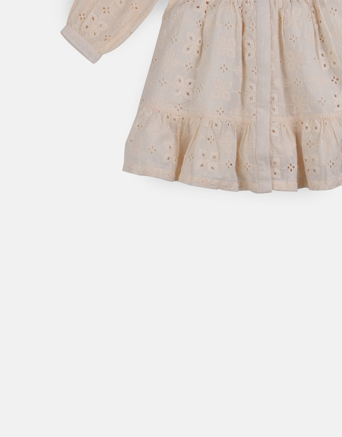 جينجرسنابس فستان منفوش كم طويل بناتي أحمر بنفسجي