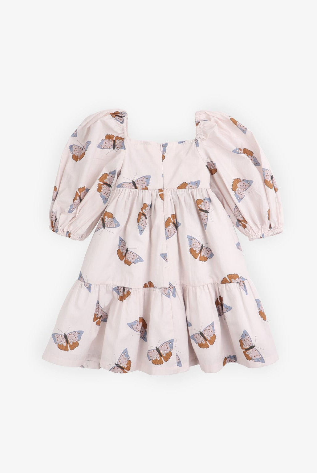 جينجرسنابس فستان فراشات نص كم بف بناتي متعدد الألوان