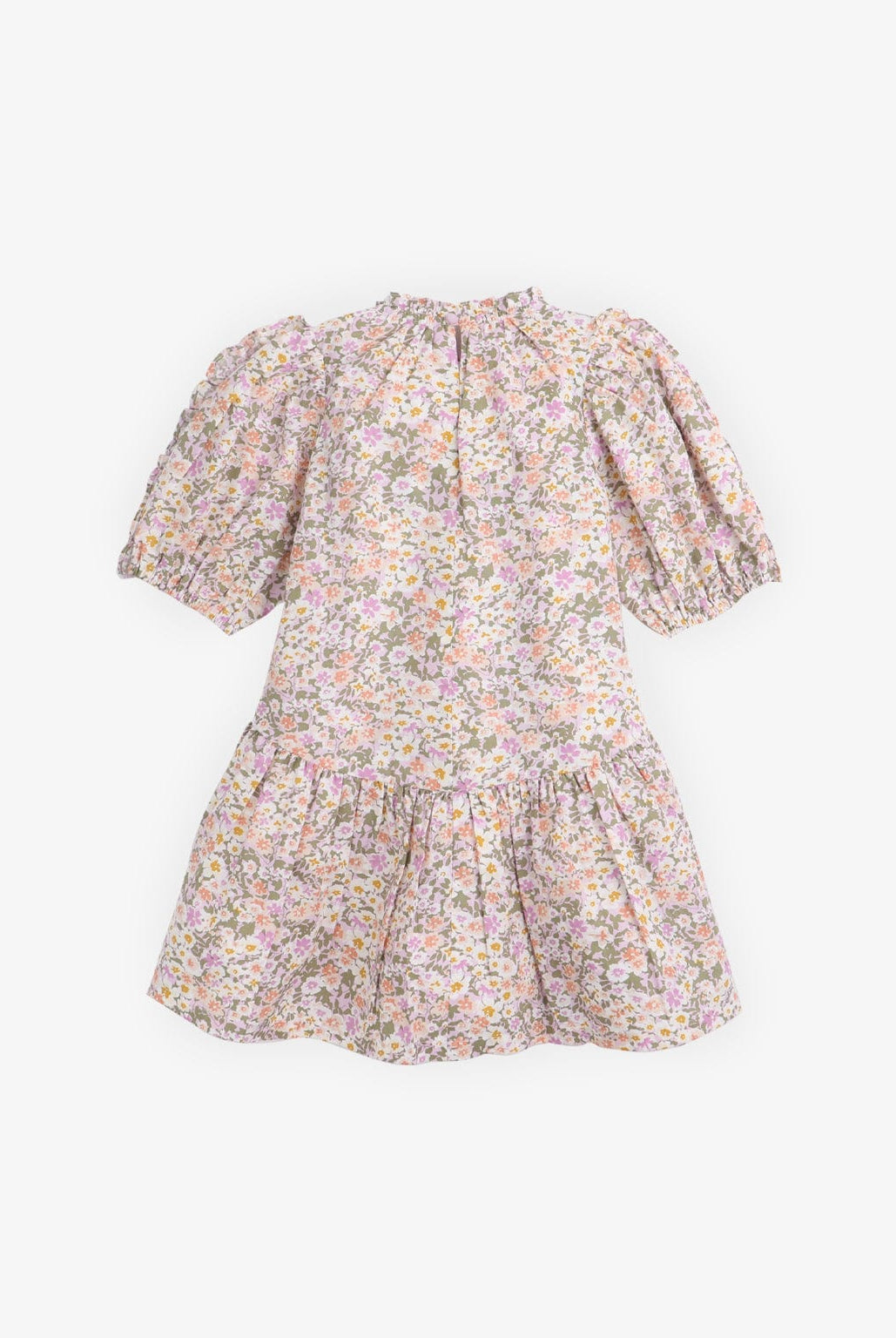 جينجرسنابس فستان مورد قصير كم قصير بف بناتي متعدد الألوان