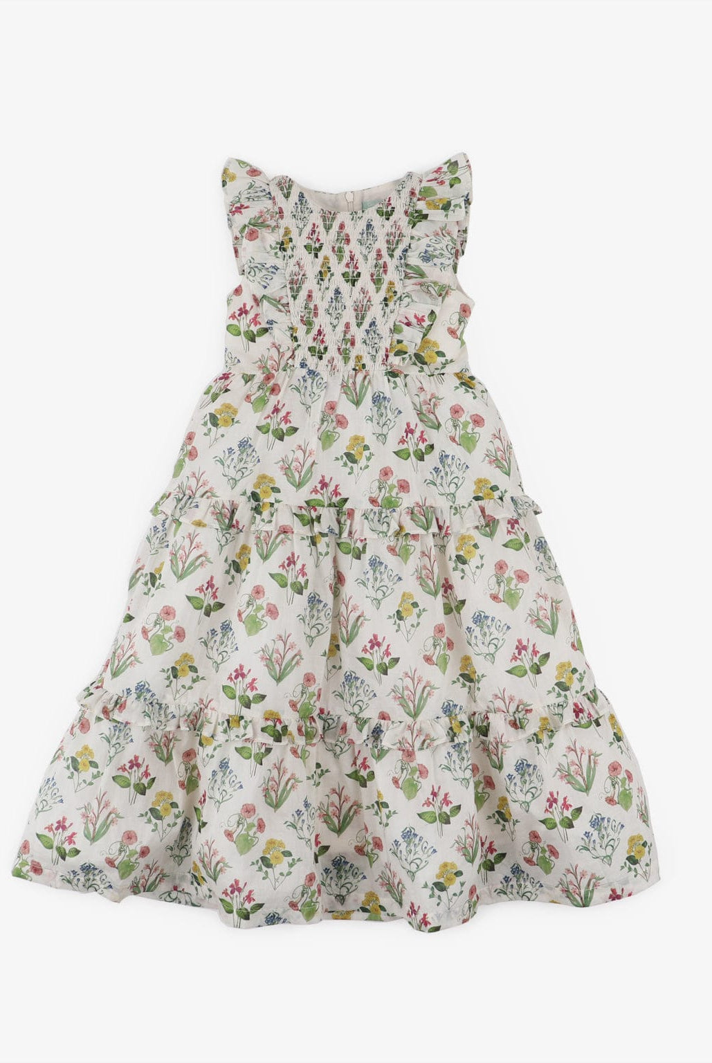 جينجرسنابس فستان مورد طويل كت برقبة دائرية بناتي متعدد الألوان