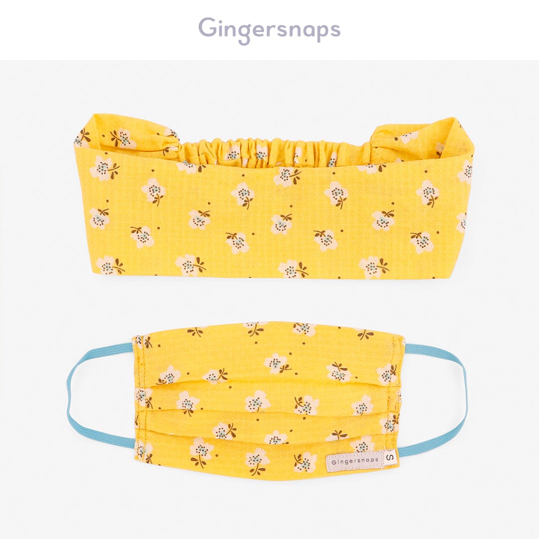 جينجرسنابس كمامة مزخرفة بأستك بناتي متعدد الألوان