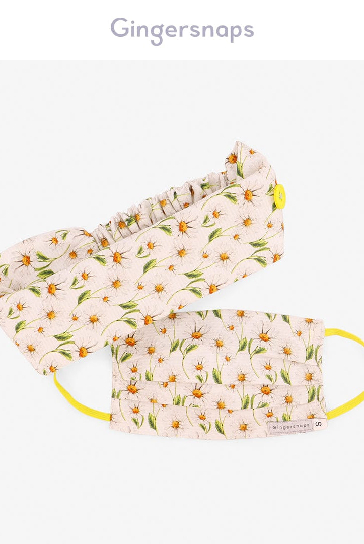 جينجرسنابس كمامة اطفال بها رسومات متعدد الألوان