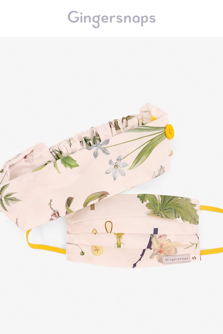 جينجرسنابس كمامة بناتي مشجرة متعدد الألوان