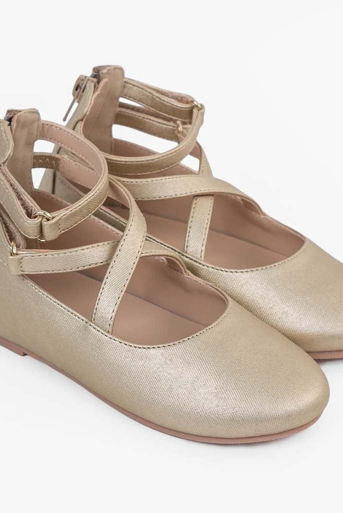 جينجرسنابس بلارينا سادة بأساور ذهب