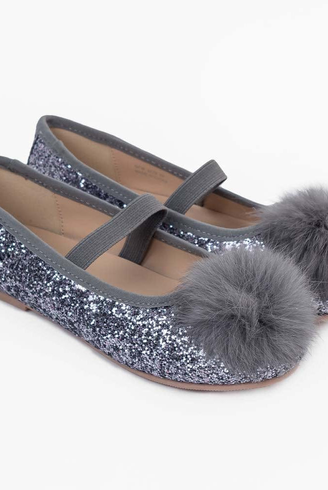 جينجرسنابس بلارينا لامعة لمعة رمادي ليلكي