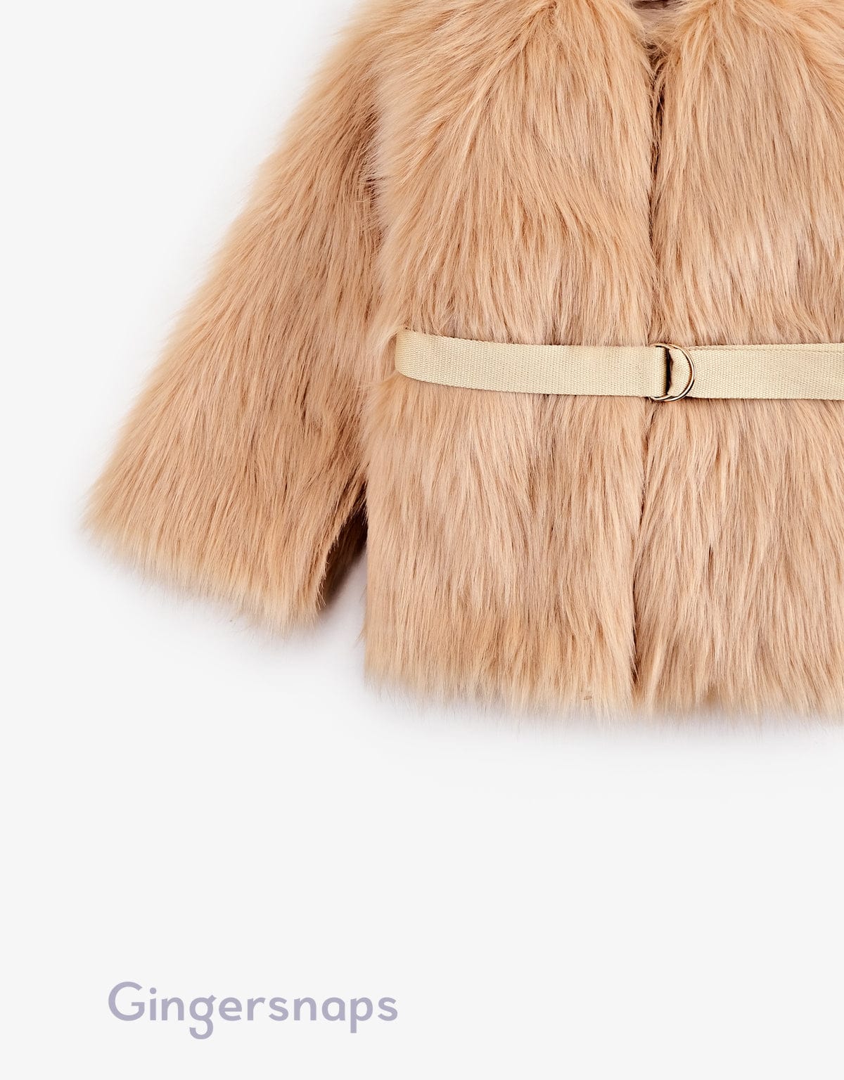 جينجرسنابس جاكيت فرو بناتي بني