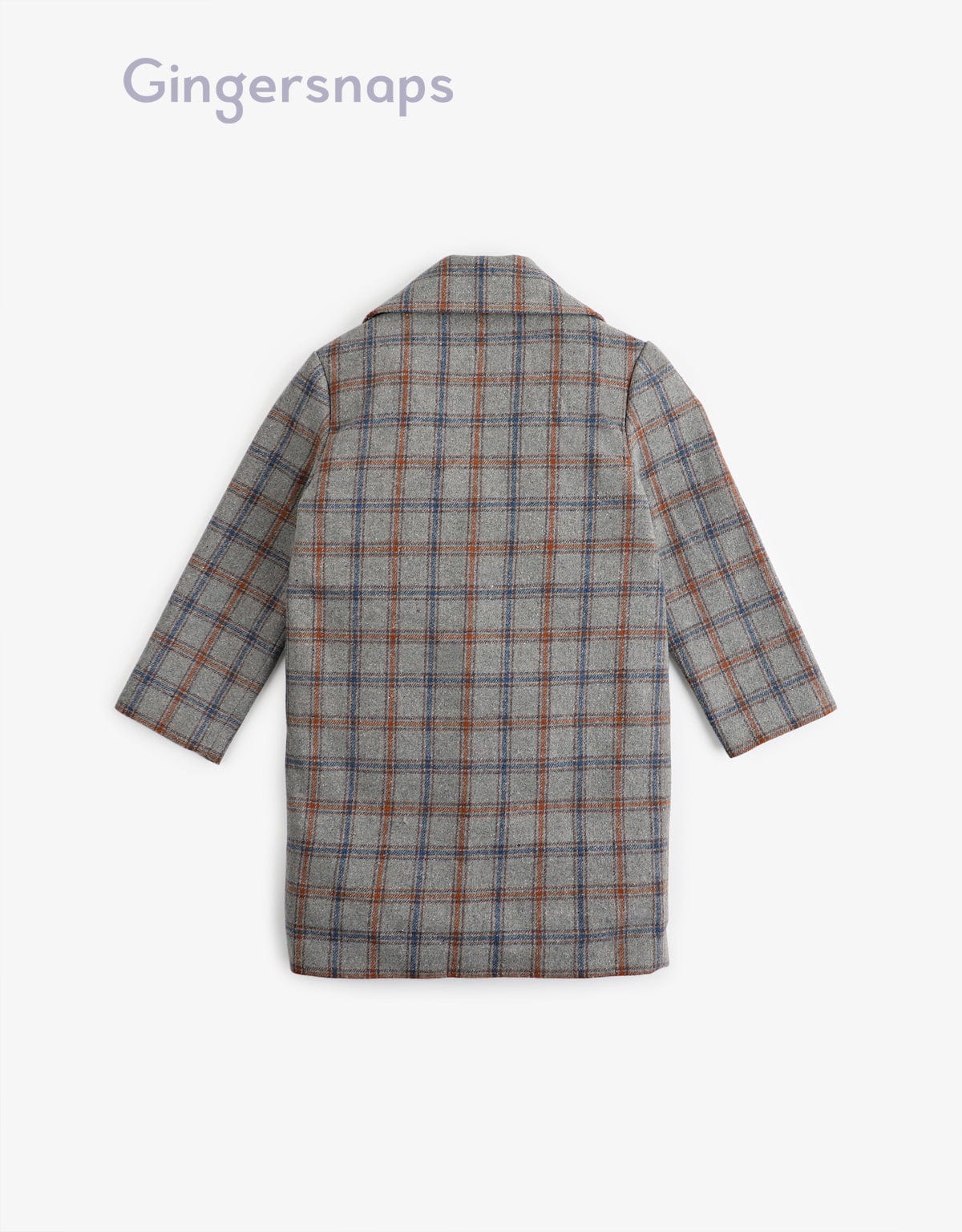 جينجرسنابس معطف كاروهات طويل بجيوب أمامية - متعدد الألوان