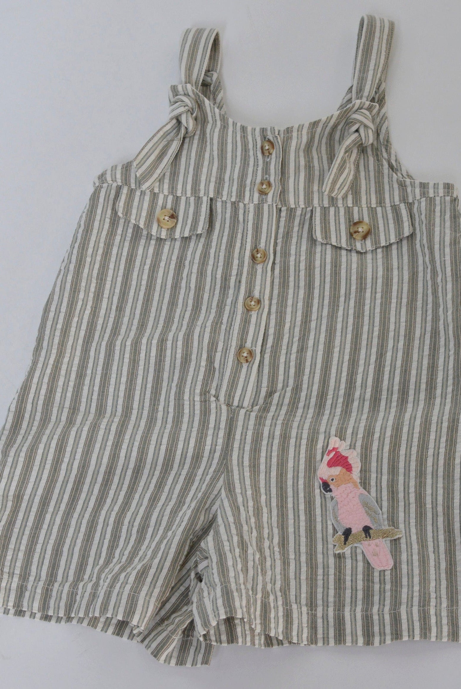 جينجرسنابس جمبسوت بناتي مخطط قصير حمالات متعدد الألوان